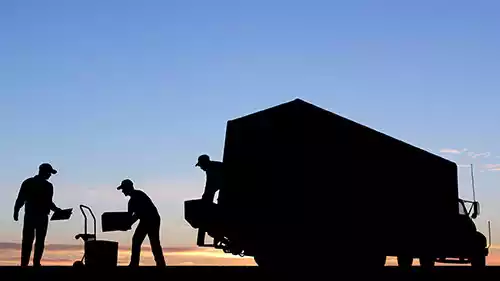 truck unloading