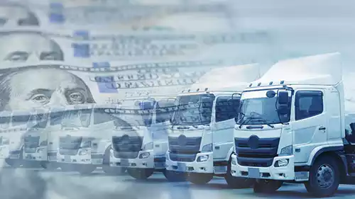 Truck and money