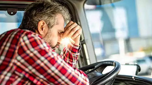 sad trucker